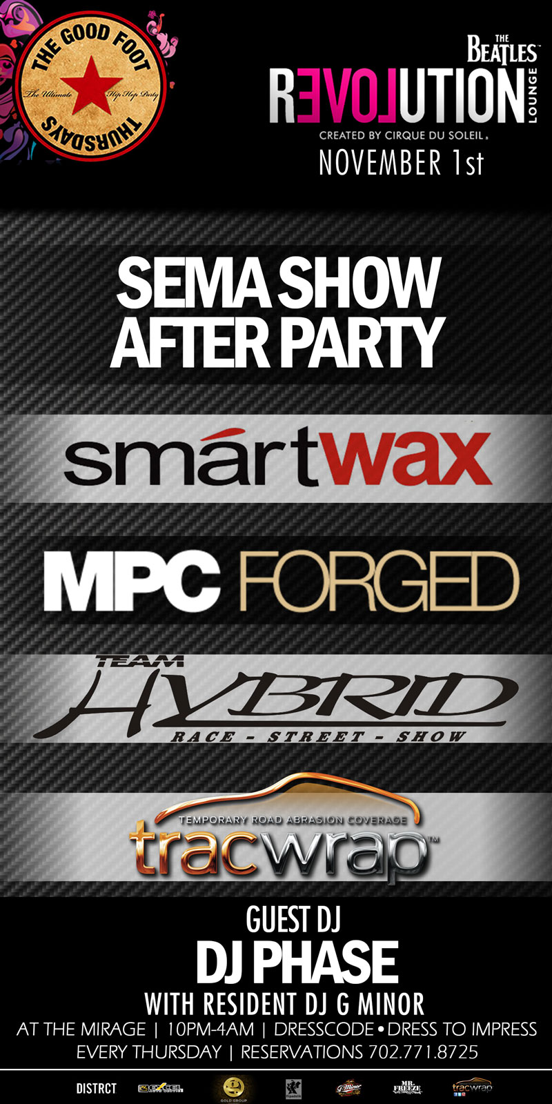 Team Hybrid Presents 1st Ever SEMA After Party!